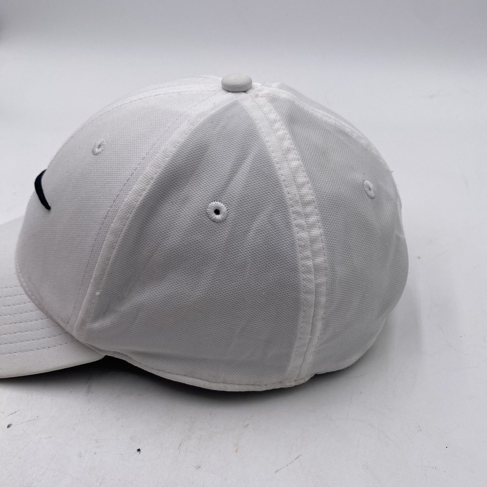 Nike Golf Hat Club Cap M/L SnapBack  White  OSFM Cleaned Drifit See Pics - Picture 5 of 11
